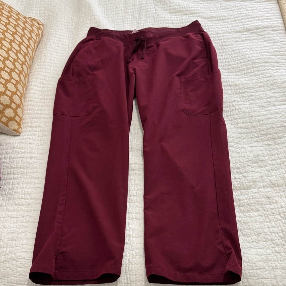 Mandala Scrub Drawstring Pants - image 1